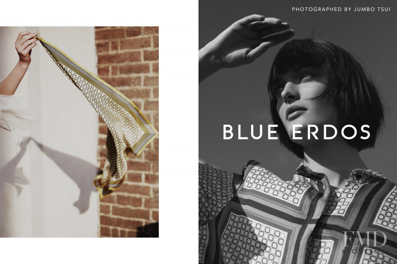 Ben Allen featured in  the Blue Erdos advertisement for Spring/Summer 2017