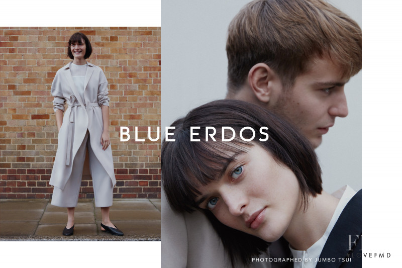Ben Allen featured in  the Blue Erdos advertisement for Spring/Summer 2017