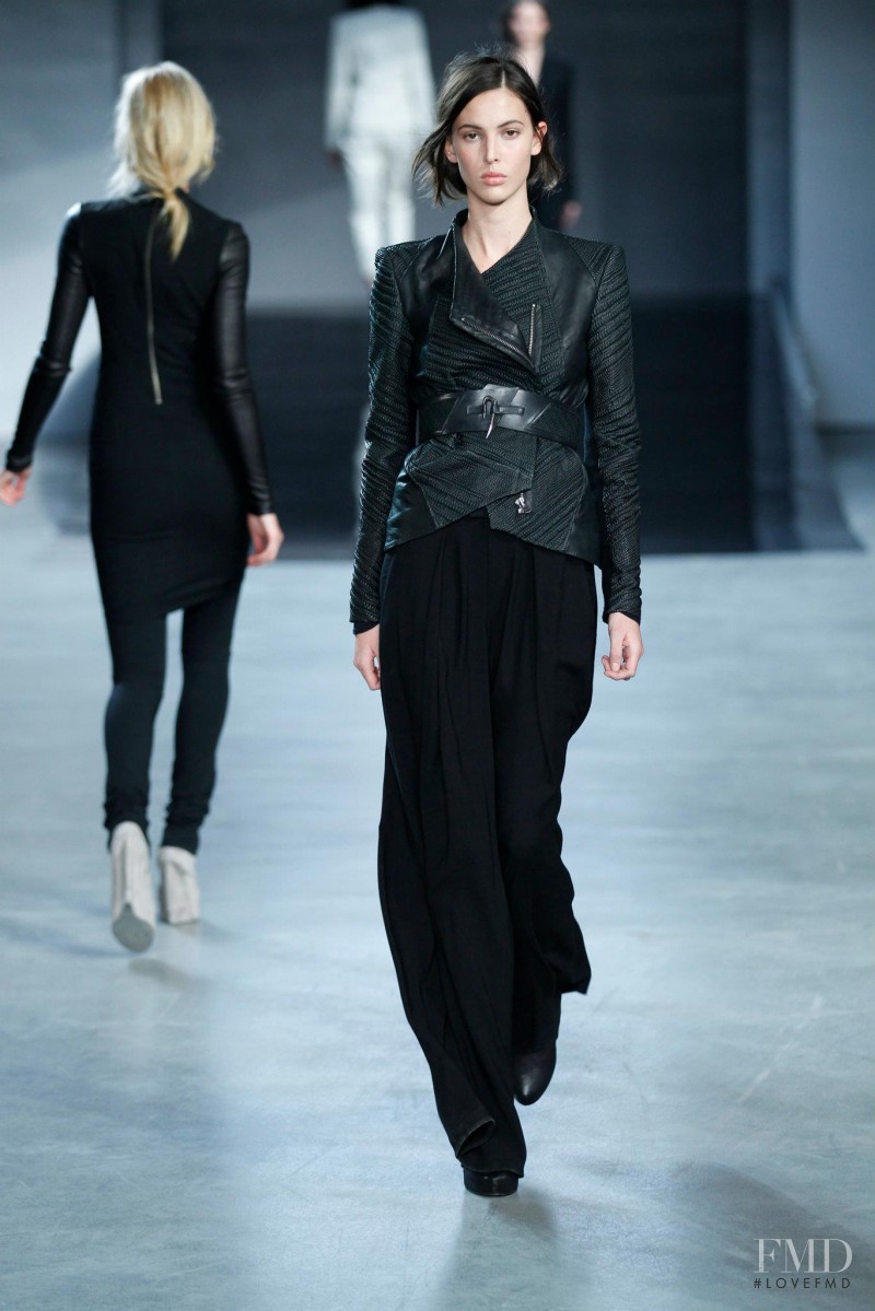 Ruby Aldridge featured in  the Helmut Lang fashion show for Autumn/Winter 2012