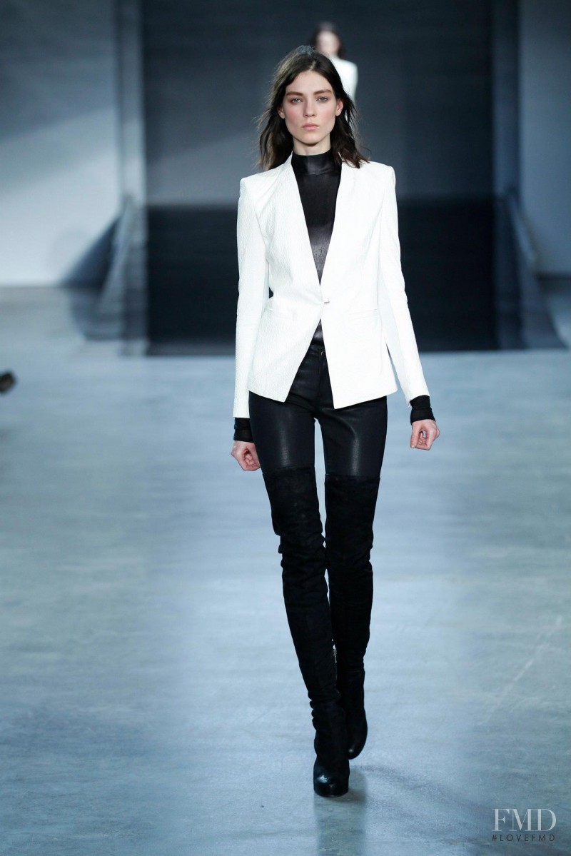 Kati Nescher featured in  the Helmut Lang fashion show for Autumn/Winter 2012