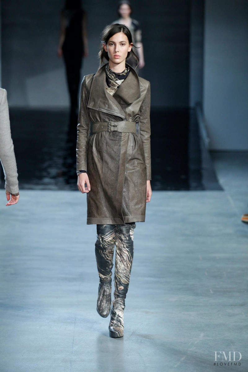 Ruby Aldridge featured in  the Helmut Lang fashion show for Autumn/Winter 2012