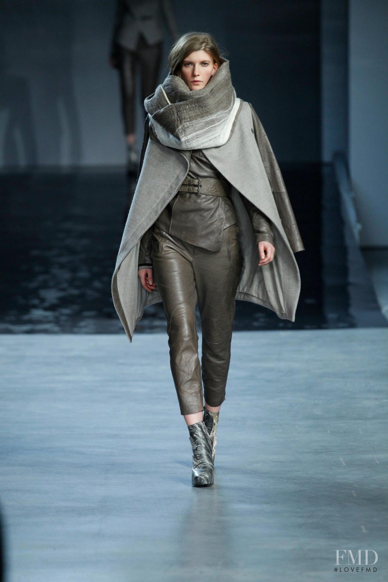 Valerija Kelava featured in  the Helmut Lang fashion show for Autumn/Winter 2012
