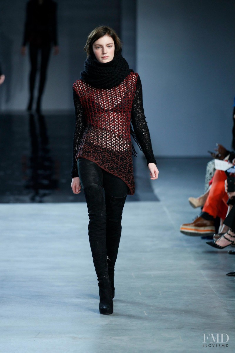 Laura Kampman featured in  the Helmut Lang fashion show for Autumn/Winter 2012