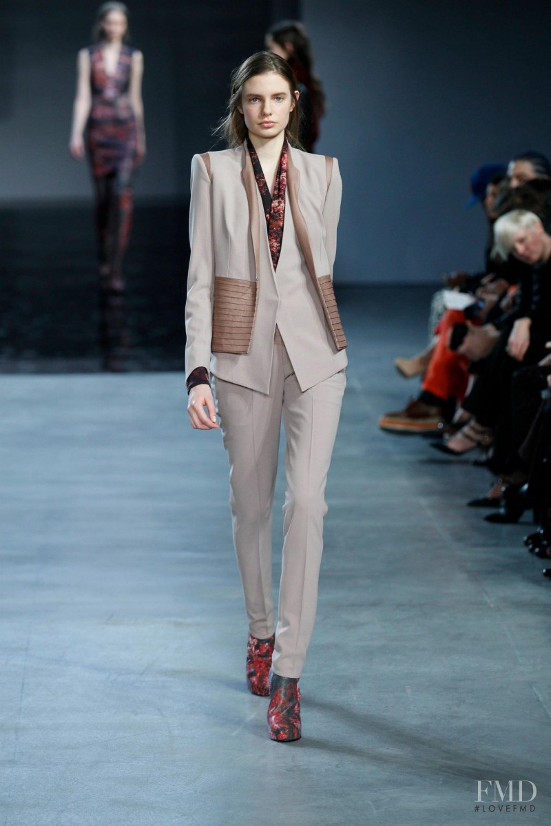 Isabella Oberg featured in  the Helmut Lang fashion show for Autumn/Winter 2012