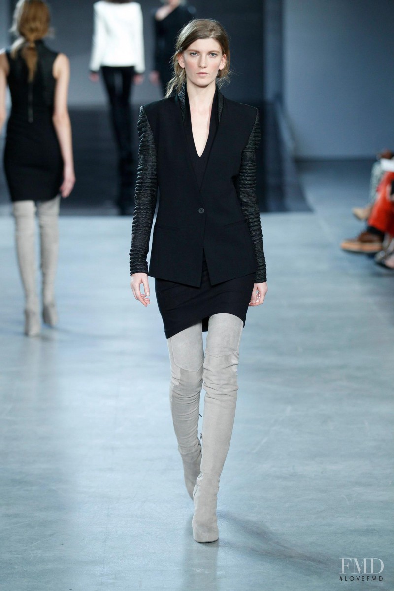 Valerija Kelava featured in  the Helmut Lang fashion show for Autumn/Winter 2012