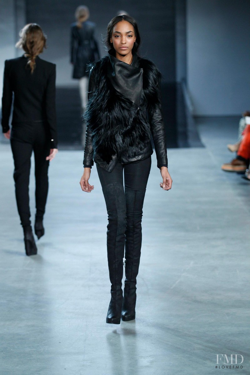 Jourdan Dunn featured in  the Helmut Lang fashion show for Autumn/Winter 2012