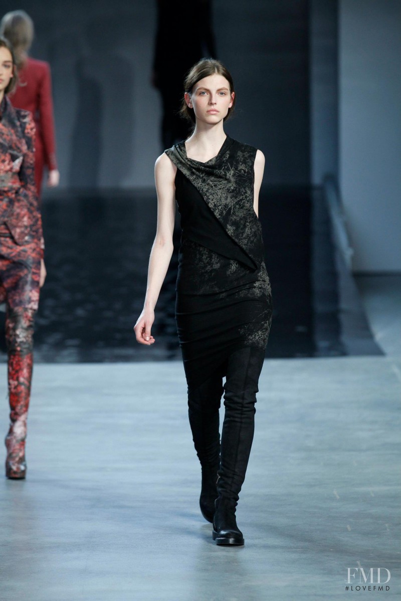 Karlina Caune featured in  the Helmut Lang fashion show for Autumn/Winter 2012