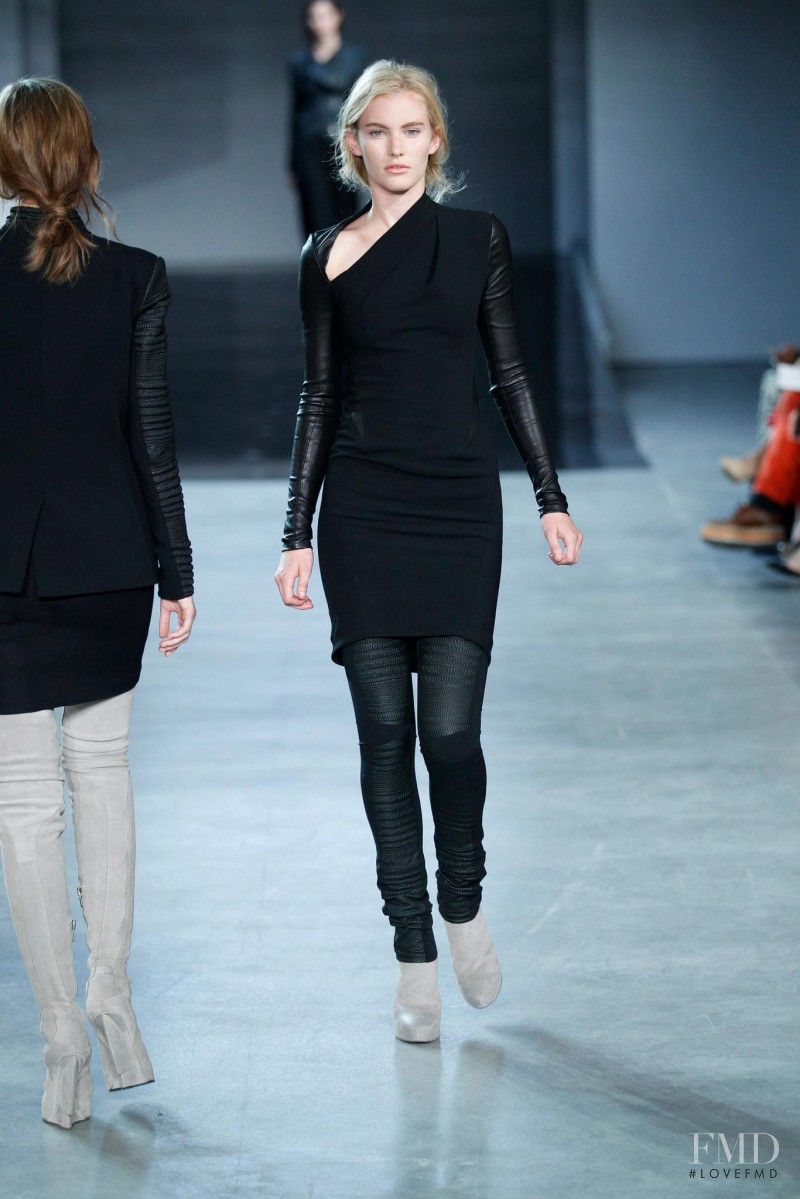 Emily Baker featured in  the Helmut Lang fashion show for Autumn/Winter 2012
