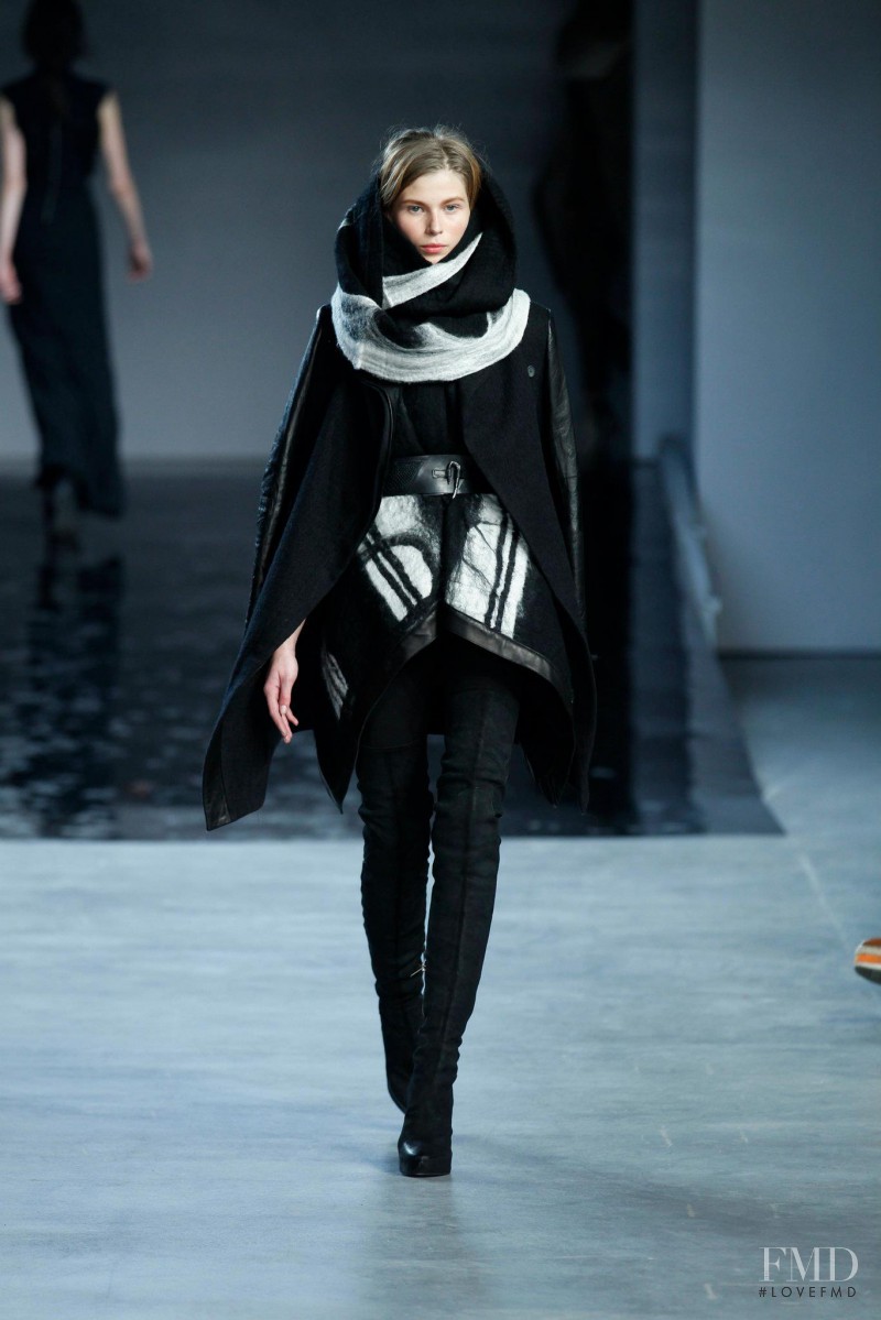 Monika Sawicka featured in  the Helmut Lang fashion show for Autumn/Winter 2012