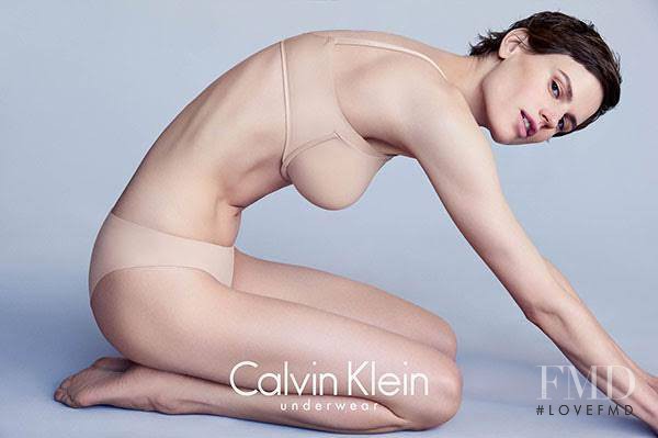 Saskia de Brauw featured in  the Calvin Klein Underwear advertisement for Spring/Summer 2017