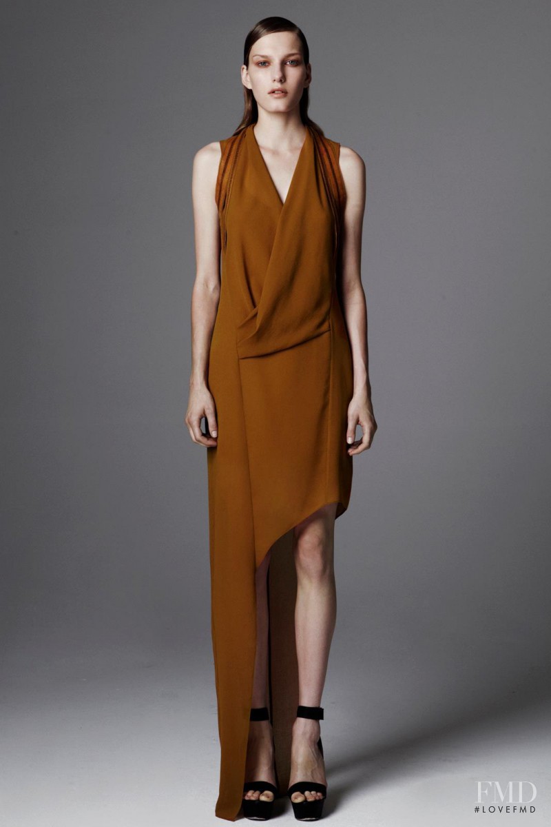 Marique Schimmel featured in  the Helmut Lang fashion show for Resort 2012