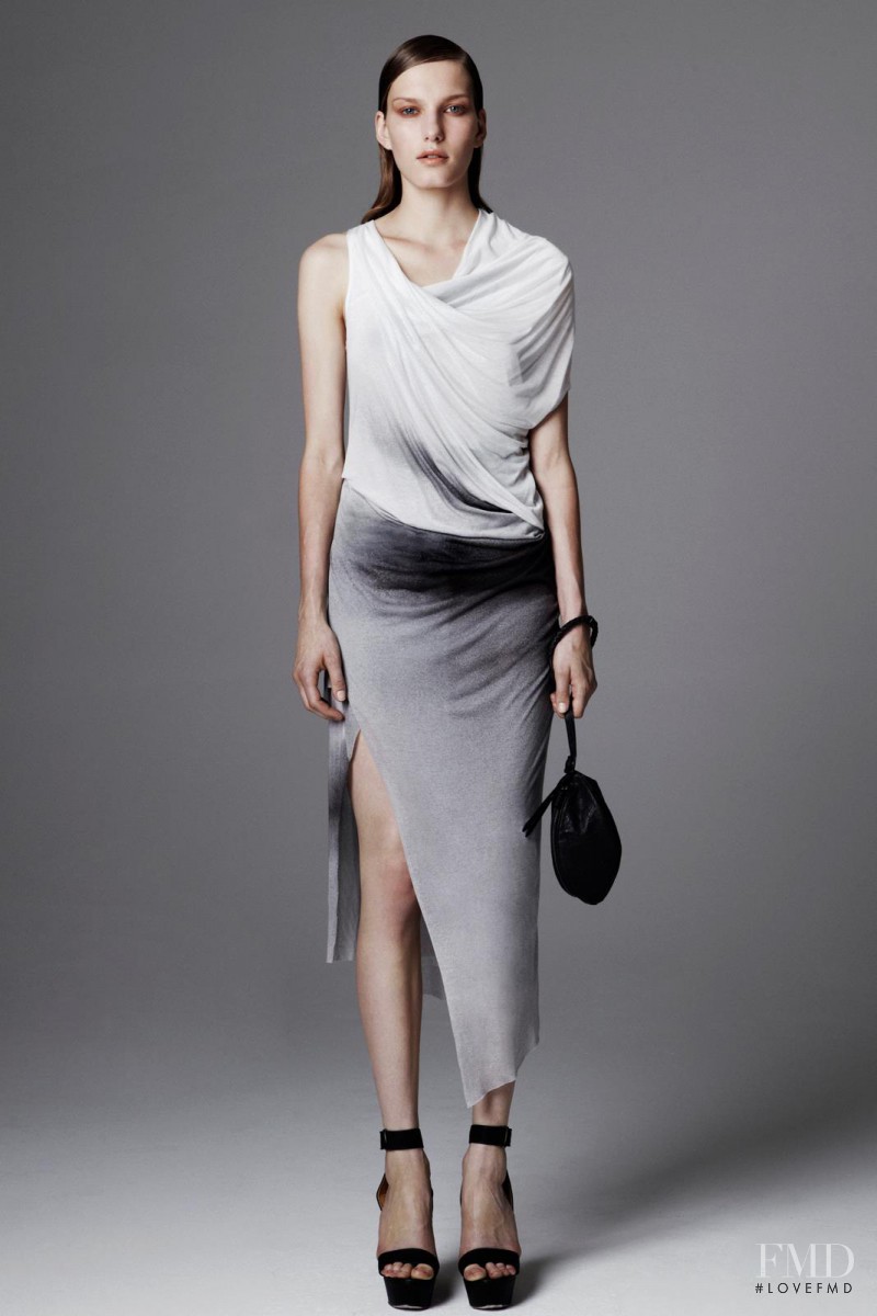 Marique Schimmel featured in  the Helmut Lang fashion show for Resort 2012