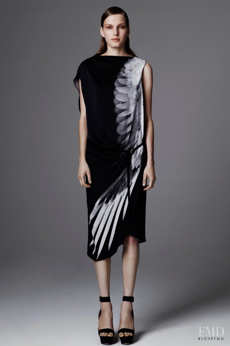 Marique Schimmel featured in  the Helmut Lang fashion show for Resort 2012