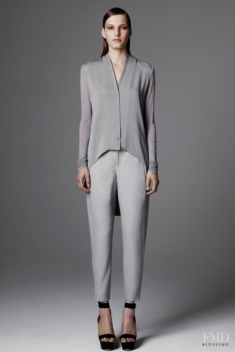 Marique Schimmel featured in  the Helmut Lang fashion show for Resort 2012