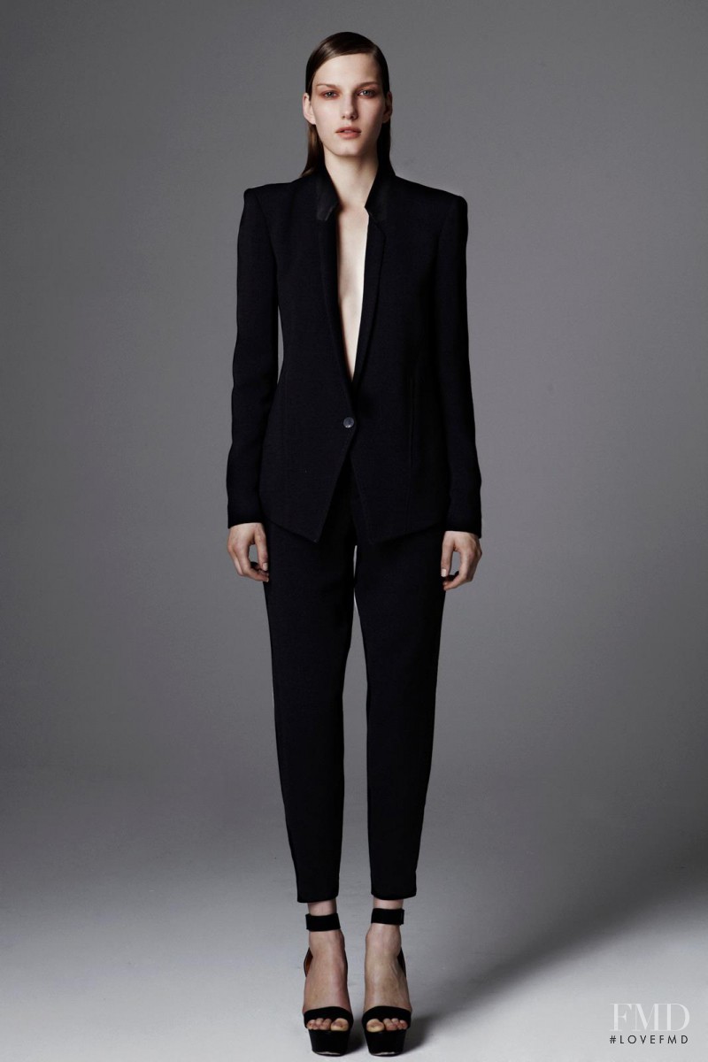 Marique Schimmel featured in  the Helmut Lang fashion show for Resort 2012