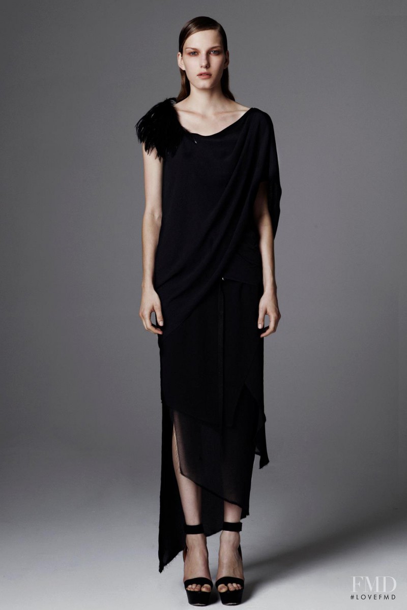 Marique Schimmel featured in  the Helmut Lang fashion show for Resort 2012