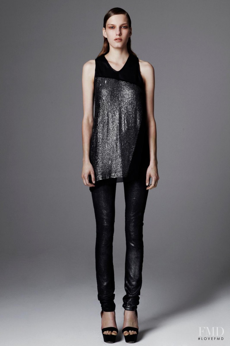 Marique Schimmel featured in  the Helmut Lang fashion show for Resort 2012