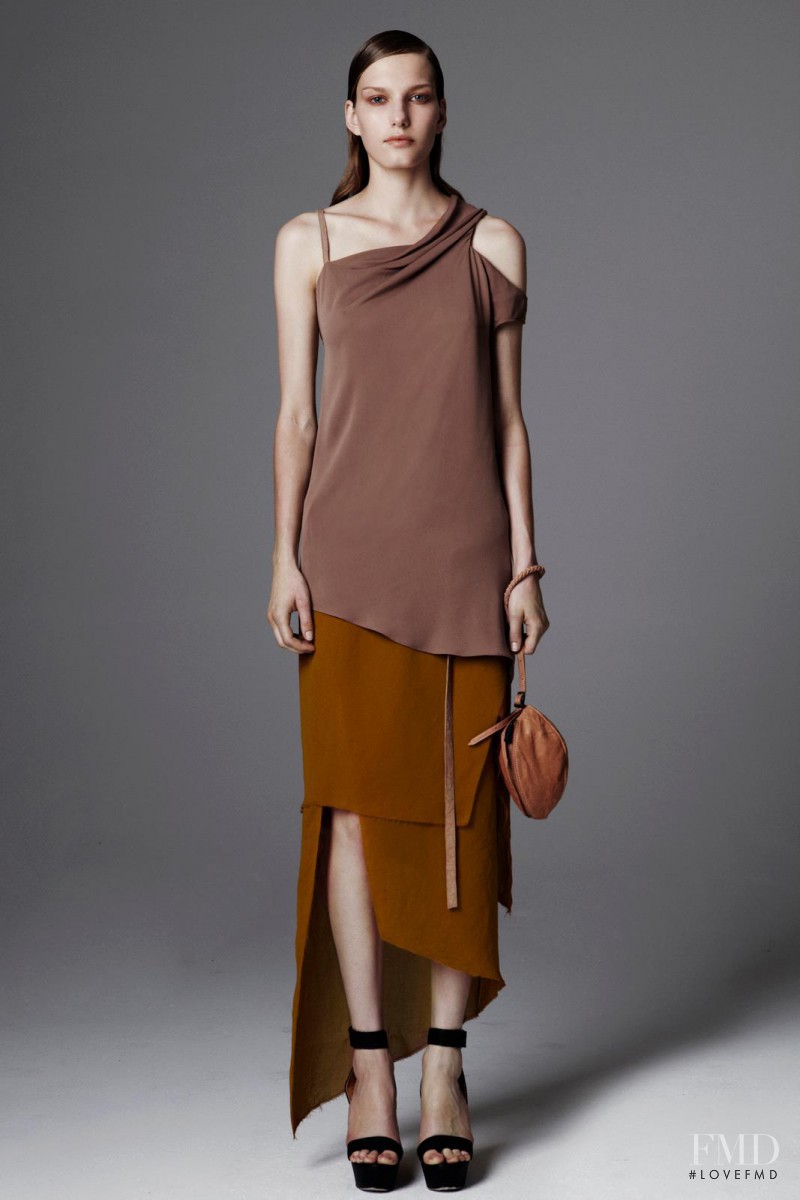 Marique Schimmel featured in  the Helmut Lang fashion show for Resort 2012