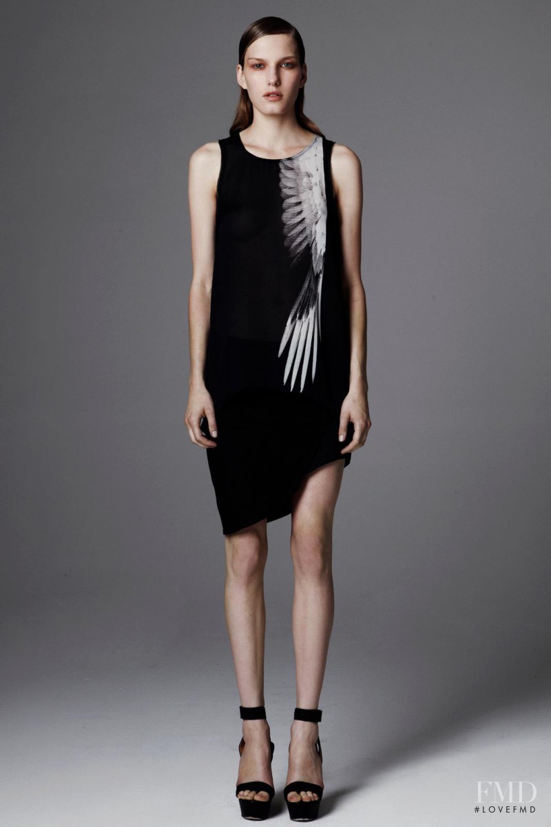 Marique Schimmel featured in  the Helmut Lang fashion show for Resort 2012