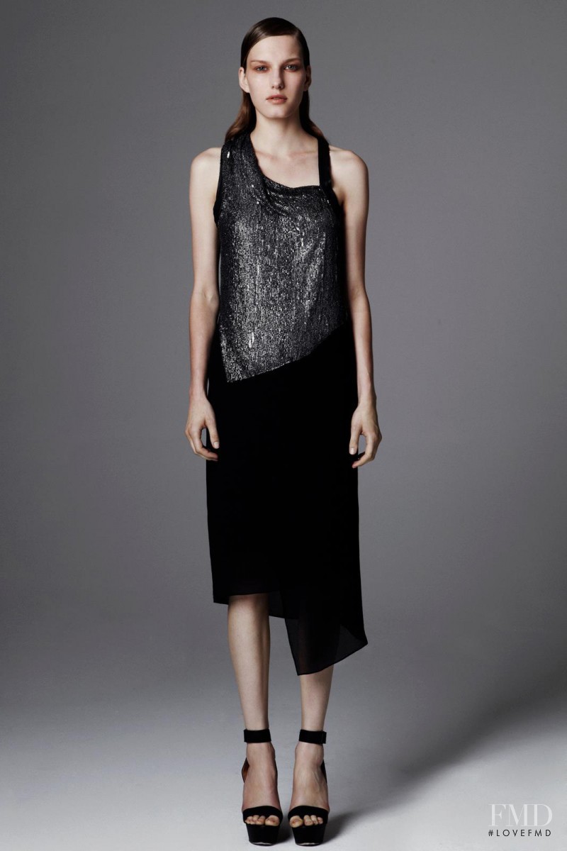 Marique Schimmel featured in  the Helmut Lang fashion show for Resort 2012