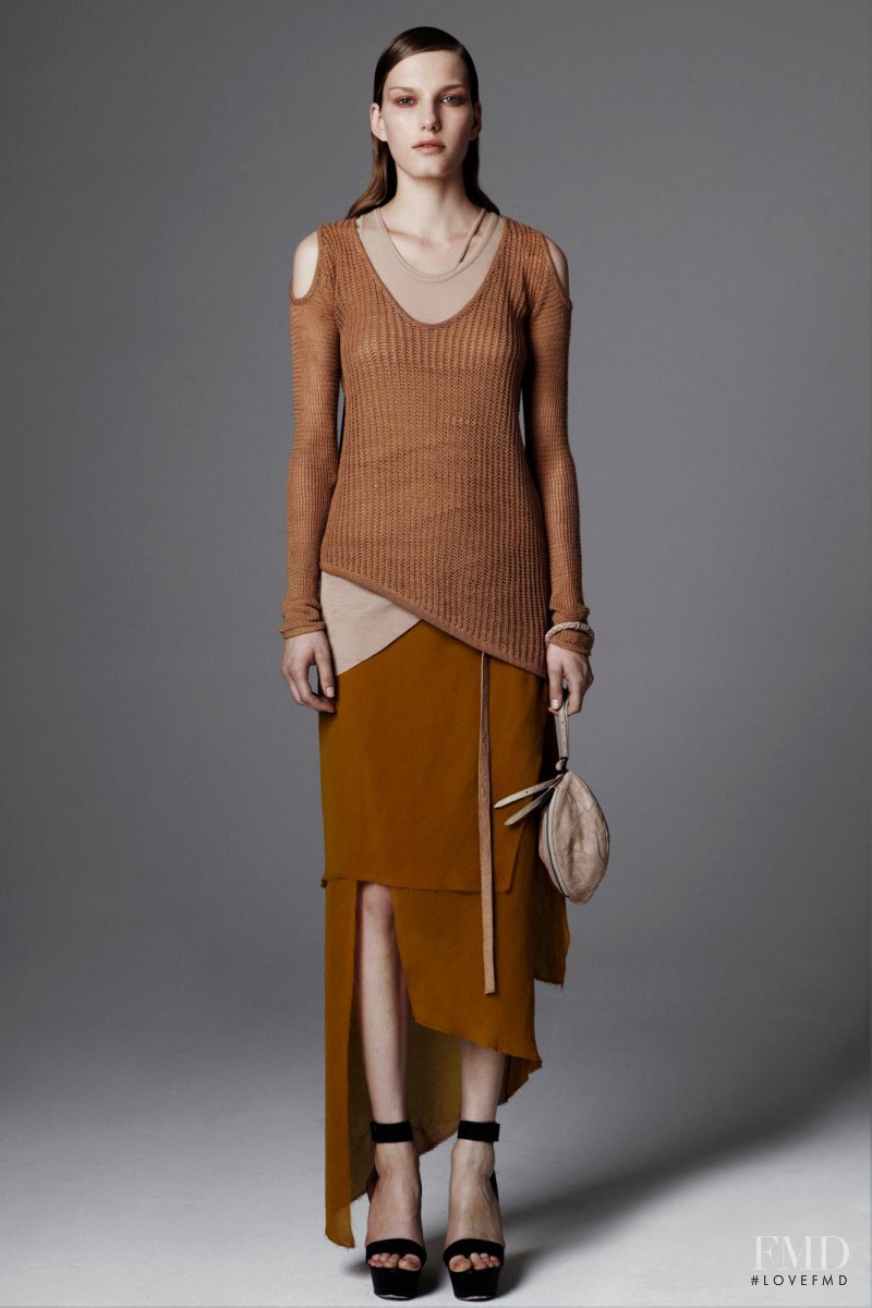 Marique Schimmel featured in  the Helmut Lang fashion show for Resort 2012