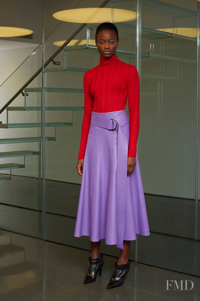 Mayowa Nicholas featured in  the Derek Lam fashion show for Autumn/Winter 2017