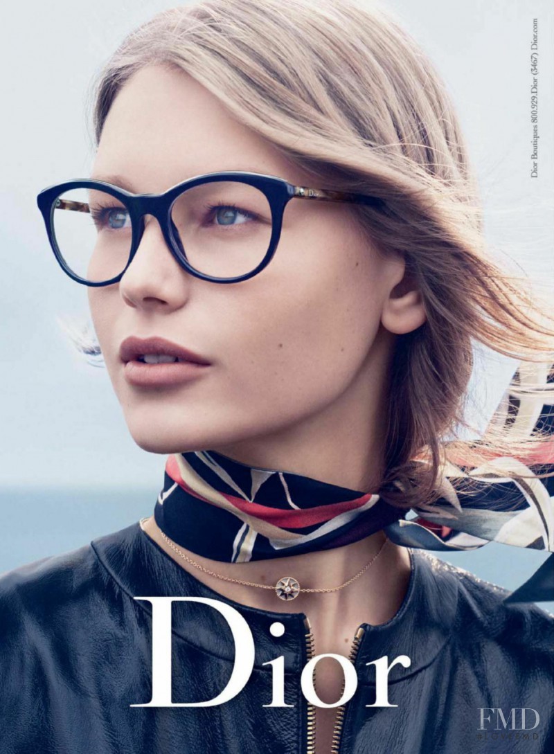 Sofia Mechetner featured in  the Dior Eyewear advertisement for Autumn/Winter 2016