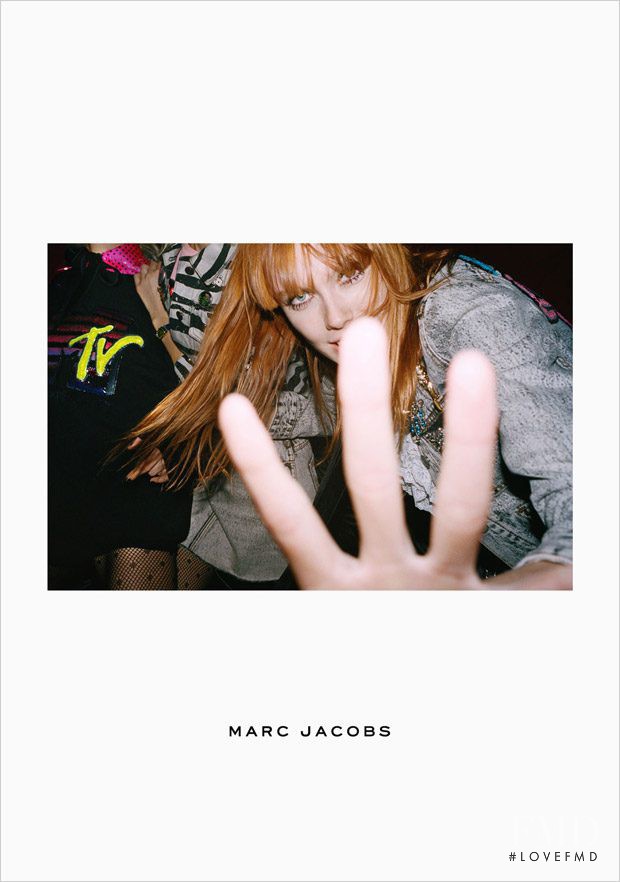 Kiki Willems featured in  the Marc Jacobs advertisement for Resort 2017