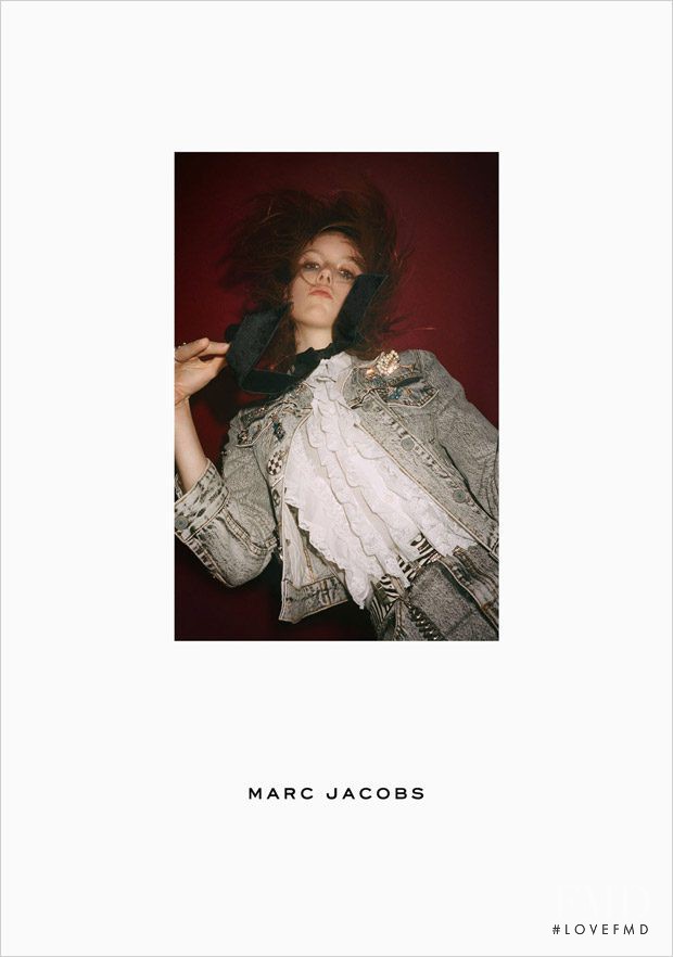 Veronika Vilim featured in  the Marc Jacobs advertisement for Resort 2017