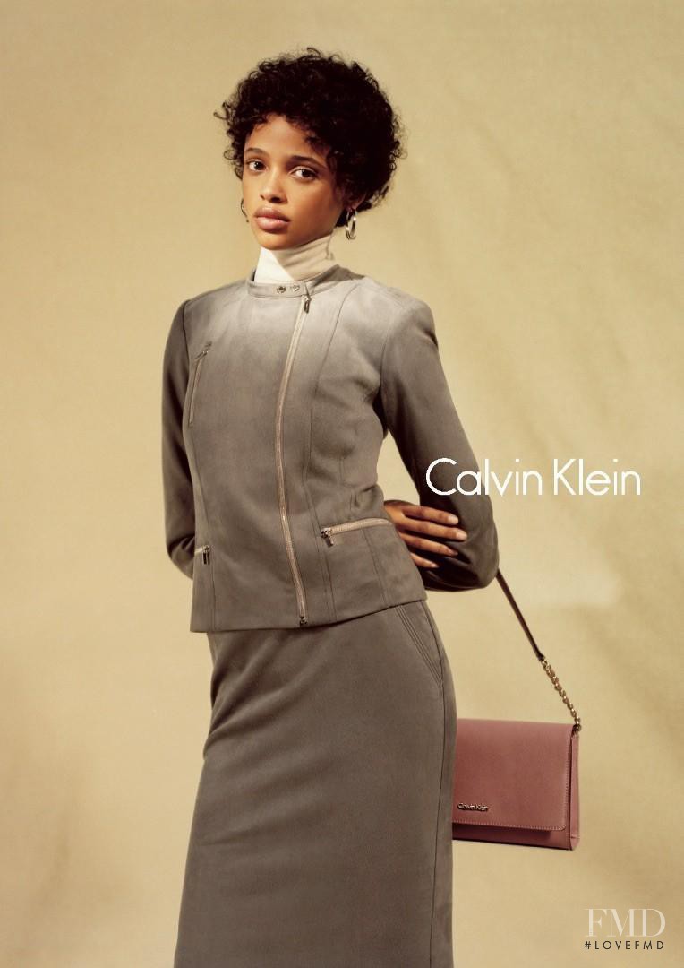 Aya Jones featured in  the Calvin Klein advertisement for Pre-Spring 2017