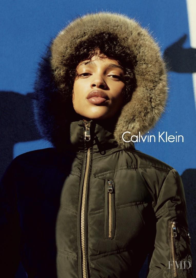 Aya Jones featured in  the Calvin Klein advertisement for Pre-Spring 2017