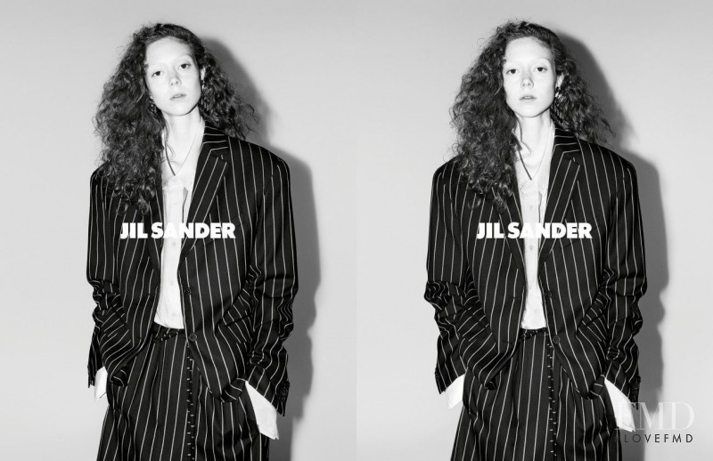 Natalie Westling featured in  the Jil Sander advertisement for Spring/Summer 2017