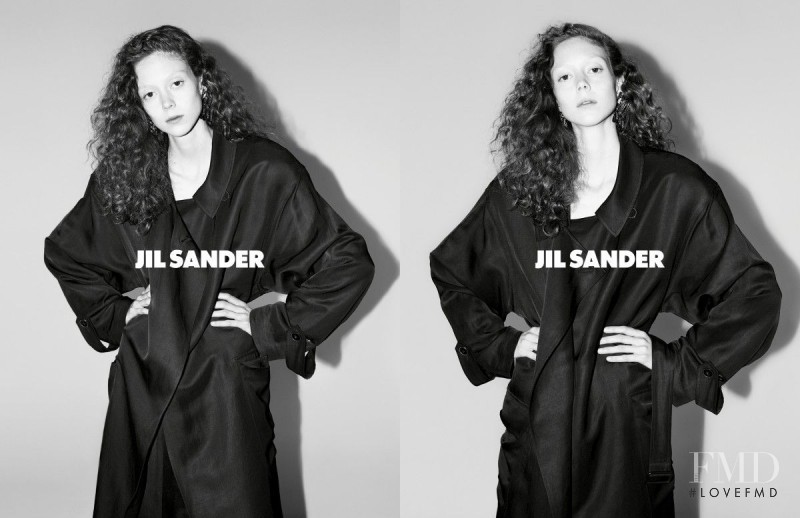 Natalie Westling featured in  the Jil Sander advertisement for Spring/Summer 2017