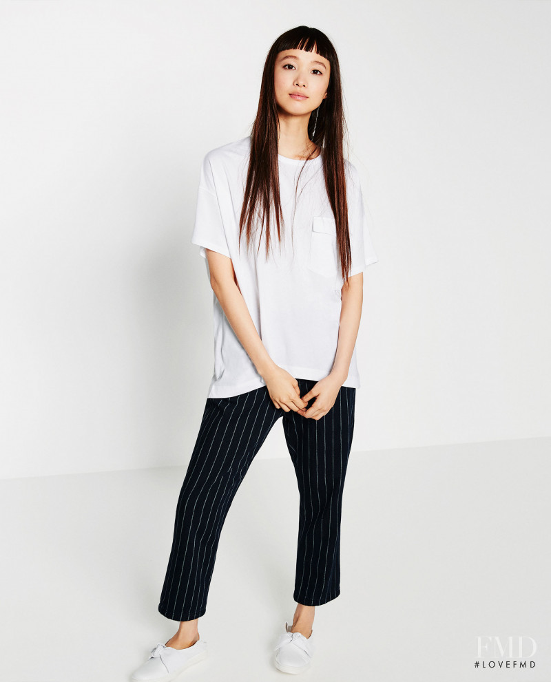 Yuka Mannami featured in  the Zara lookbook for Spring 2016