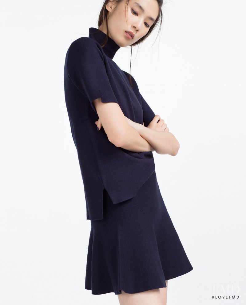 Dongqi Xue featured in  the Zara lookbook for Spring 2016