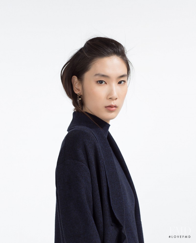 Dongqi Xue featured in  the Zara lookbook for Spring 2016