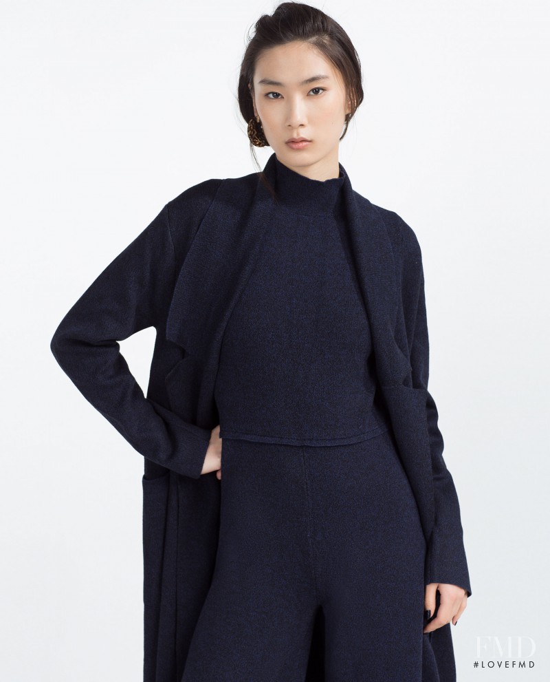 Dongqi Xue featured in  the Zara lookbook for Spring 2016