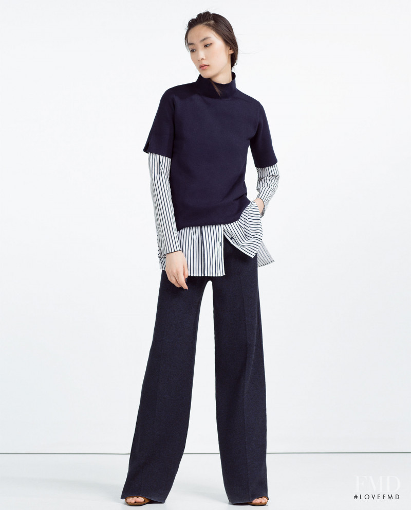 Dongqi Xue featured in  the Zara lookbook for Spring 2016