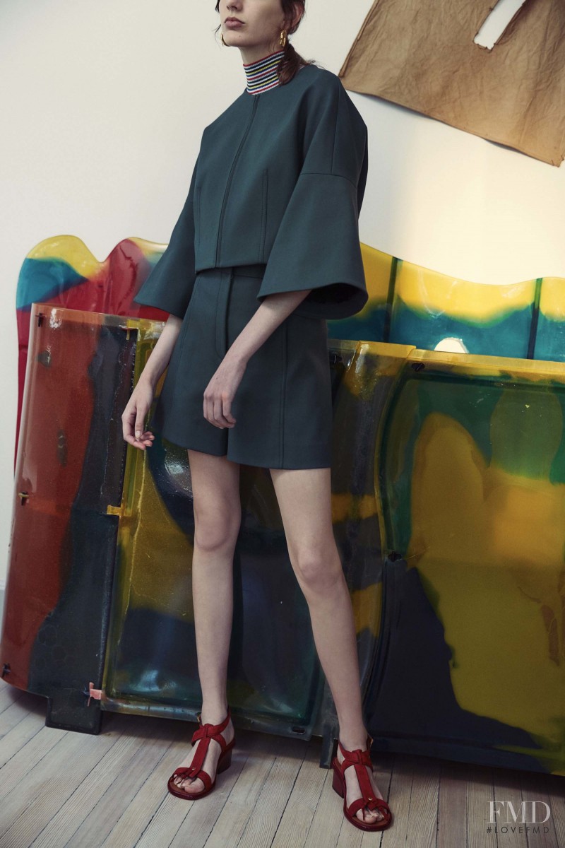 Caroline Reagan featured in  the Rosetta Getty lookbook for Resort 2017