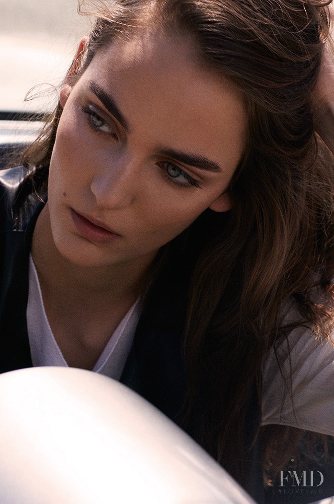 Zuzanna Bijoch featured in  the Armani Exchange advertisement for Spring/Summer 2016