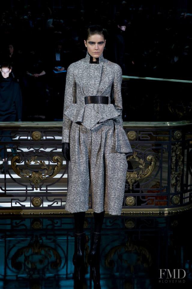 Daphne Velghe featured in  the John Galliano fashion show for Autumn/Winter 2013