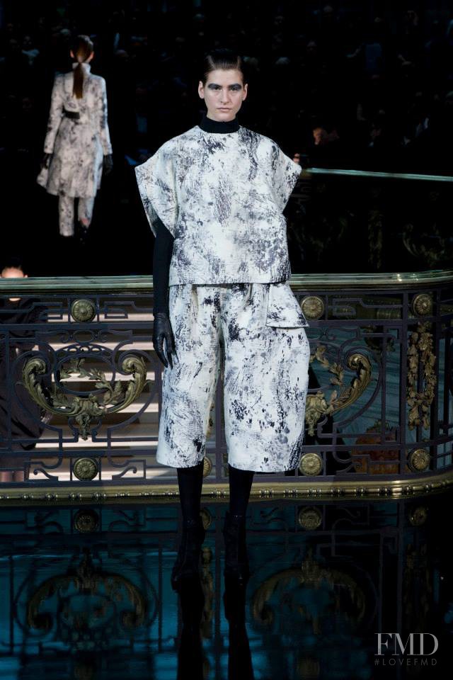 Athena Wilson featured in  the John Galliano fashion show for Autumn/Winter 2013