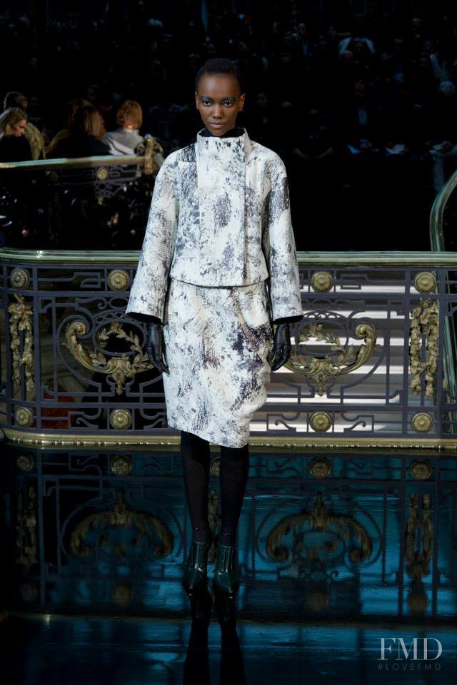 Herieth Paul featured in  the John Galliano fashion show for Autumn/Winter 2013