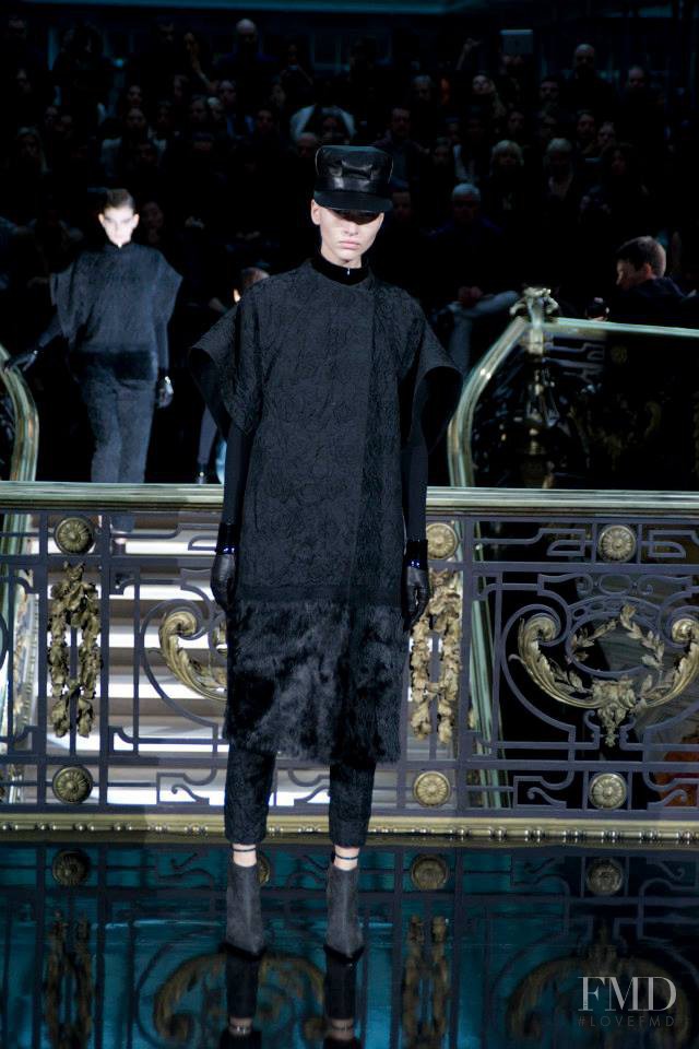 Yulia Lobova featured in  the John Galliano fashion show for Autumn/Winter 2013