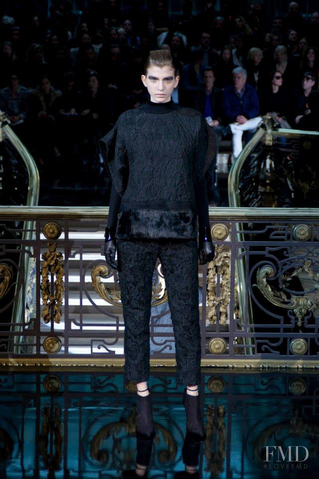 Caterina Ravaglia featured in  the John Galliano fashion show for Autumn/Winter 2013