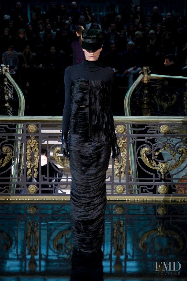 Paula Bertolini featured in  the John Galliano fashion show for Autumn/Winter 2013