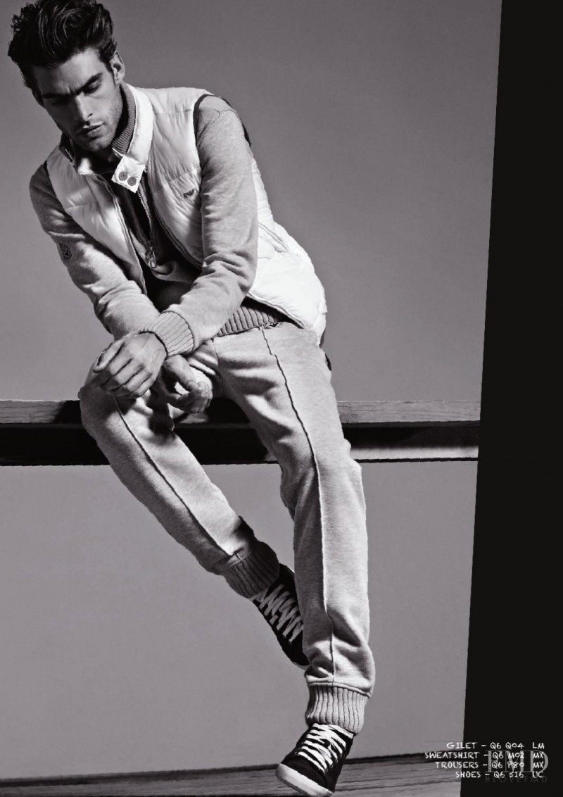 Jon Kortajarena featured in  the Armani Jeans lookbook for Autumn/Winter 2011