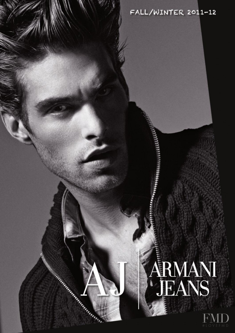 Jon Kortajarena featured in  the Armani Jeans lookbook for Autumn/Winter 2011