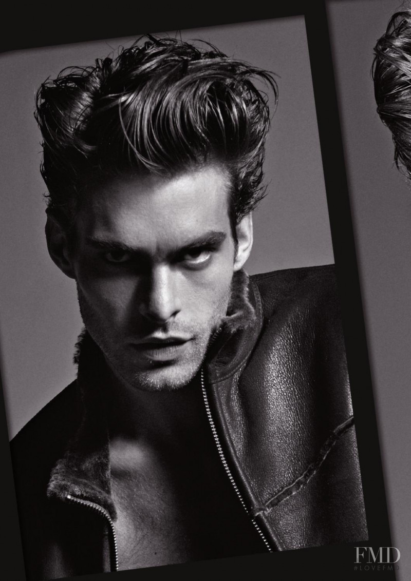 Jon Kortajarena featured in  the Armani Jeans lookbook for Autumn/Winter 2011