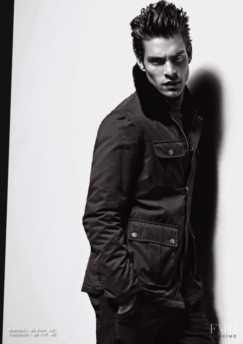 Jon Kortajarena featured in  the Armani Jeans lookbook for Autumn/Winter 2011